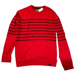 Aeropostale Men’s Red/Navy Striped Sweater